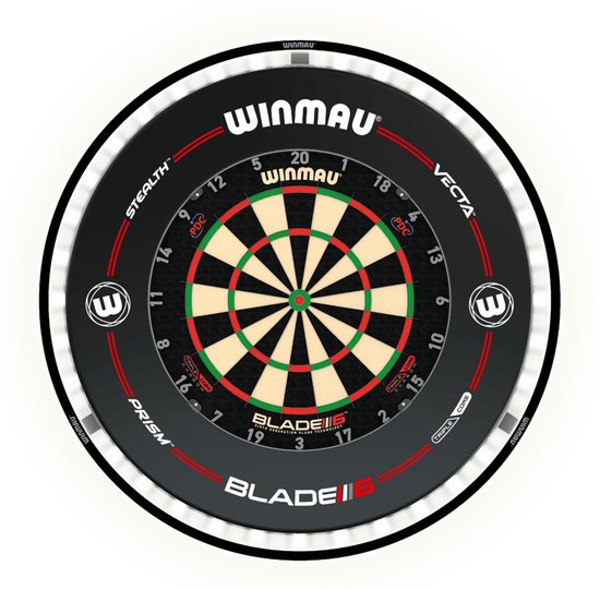 Winmau Blade 6 Triple Core + Winmau Pro Line Surround + Winmau Plasma - Dartset van Winmau