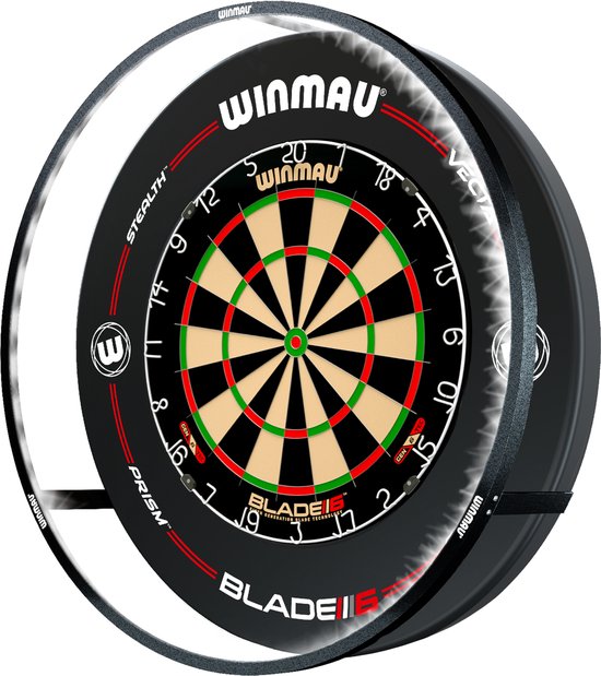 Winmau Blade 6 + Winmau Plasma + Winmau Pro-Line Surround Bundle - Dartset - Darts van Winmau