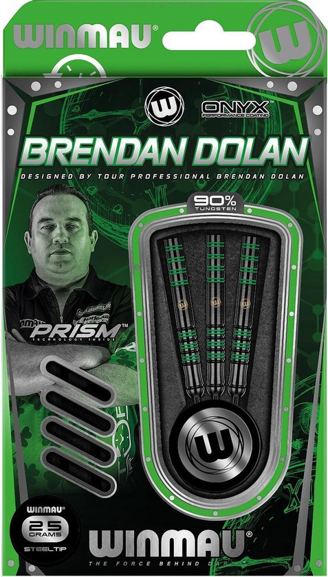 Winmau Brendan Dolan 90% - Dartpijlen - 25 Gram van Winmau