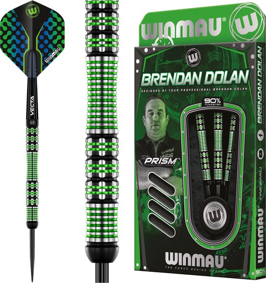 WINMAU - Brendan Dolan: Steeltip Tungsten Dartpijlen Professioneel - 23g van Winmau