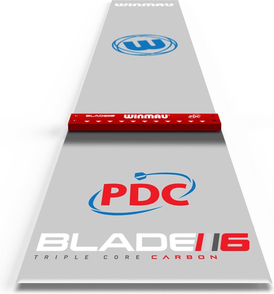WINMAU - Clearzone PVC Dartmat with Integrated Oche van Winmau