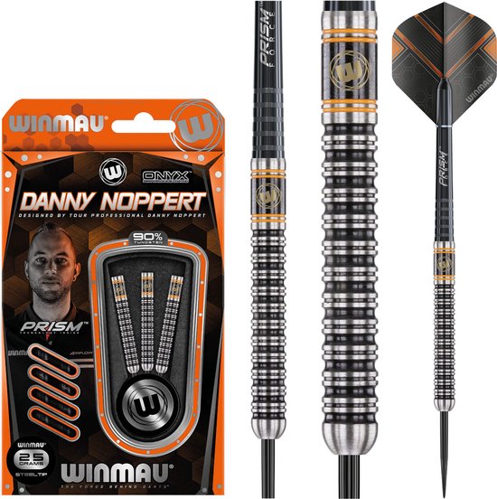 WINMAU - Danny Noppert Signature Edition: Steeltip Tungsten Dartpijlen Professioneel - 25g van Winmau