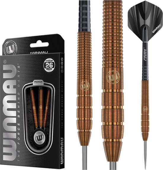 WINMAU – Darren Herewini: Steeltip Tungsten Dartpijlen Professioneel – 26g van Winmau