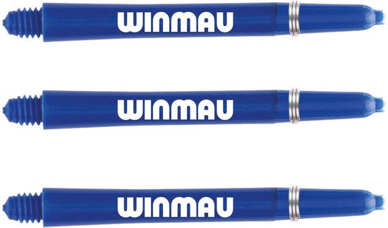 Winmau Dart Shafts Nylon Signature - Blauw - Medium - () van Winmau
