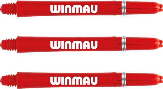 Winmau Dart Shafts Nylon Signature - Rood - Medium - () van Winmau