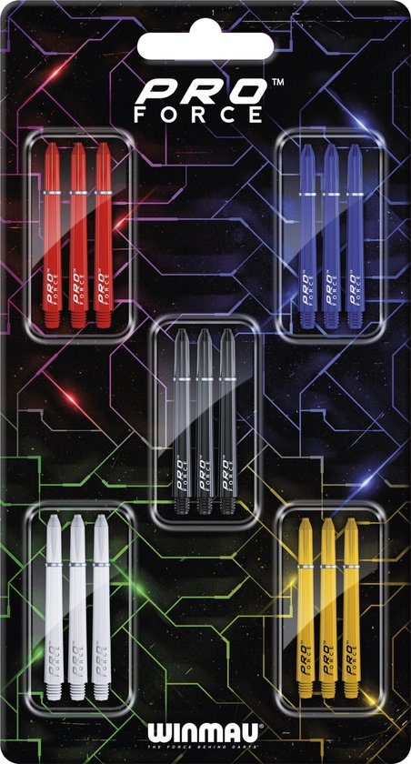 Winmau - Dart Shafts -Pro Force Collection van Winmau