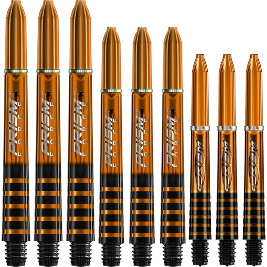 Winmau - Dartshafts - Prism Force - Medium Oranje van Merkloos