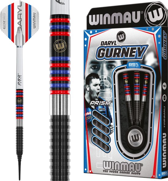 Winmau Daryl Gurney 85% Soft Tip - Dartpijlen - Darts van Winmau