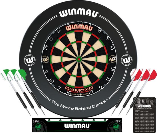 Winmau Diamond Dartboard Surround Set - Dartset van Merkloos