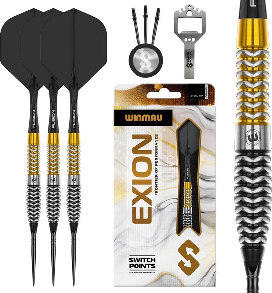 Winmau Exion Torpedo Switch Point 90% - Dartpijlen van Winmau