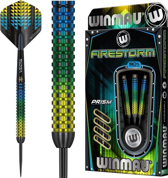 WINMAU - Firestorm: Steeltip Tungsten Dartpijlen Professioneel - 23g van Winmau