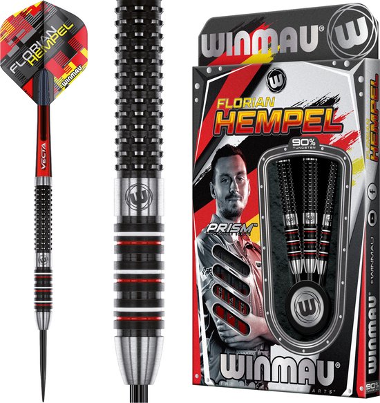 WINMAU - Florian Hempel: Steeltip Tungsten Dartpijlen Professioneel - 23g van Winmau