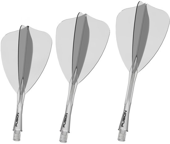Winmau Fusion Arrow Clear - Dart Flights