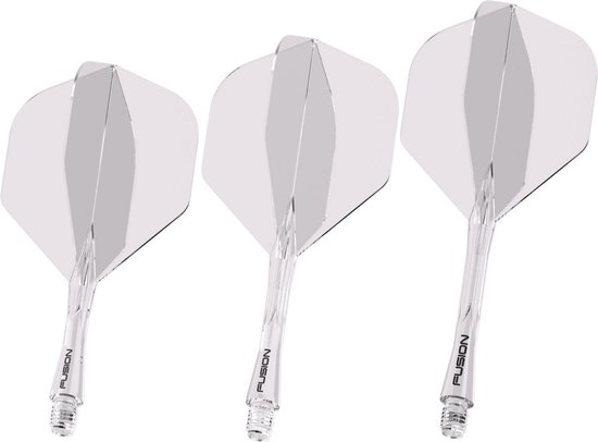 Winmau Fusion Clear NO2 - Dart Flights Medium van Winmau