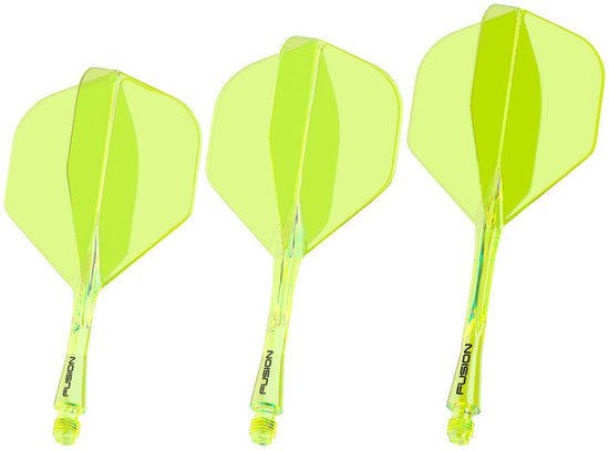 Winmau Fusion Neon Yellow NO2 - Dart Flights