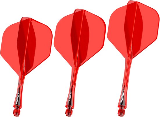Winmau Fusion Red - Dart Flights Short van Winmau