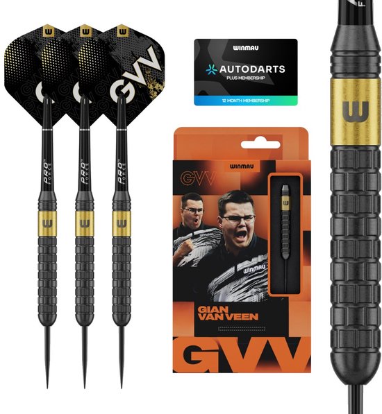 Winmau Gian van Veen Core Brass - Dartpijlen van Winmau