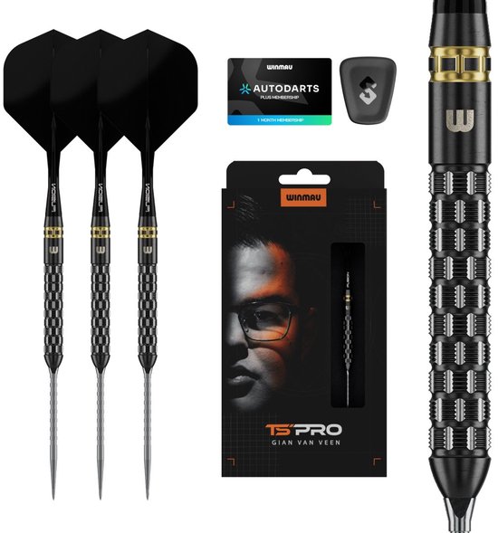 Winmau Gian van Veen TS Pro Switch Point 90% - Dartpijlen van Winmau
