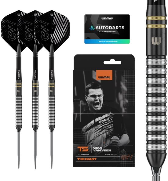Winmau Gian van Veen TS Switch Point 90% - Dartpijlen van Winmau