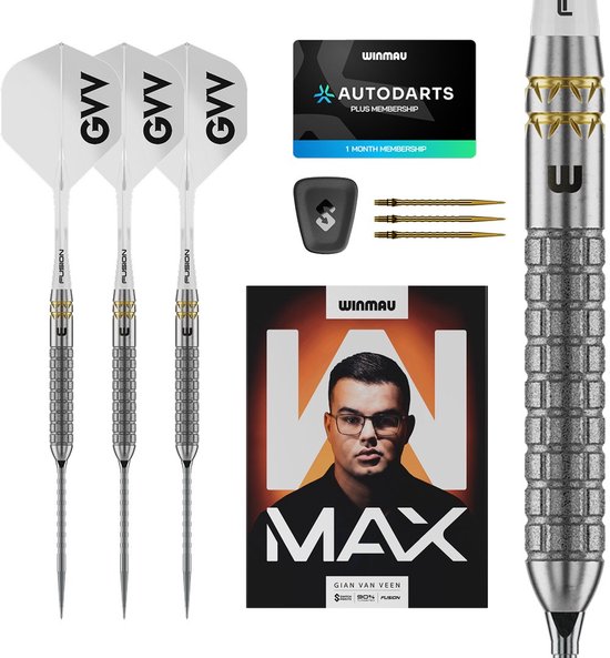 Winmau Gian van Veen W Max Switch Point 90% - Dartpijlen van Winmau
