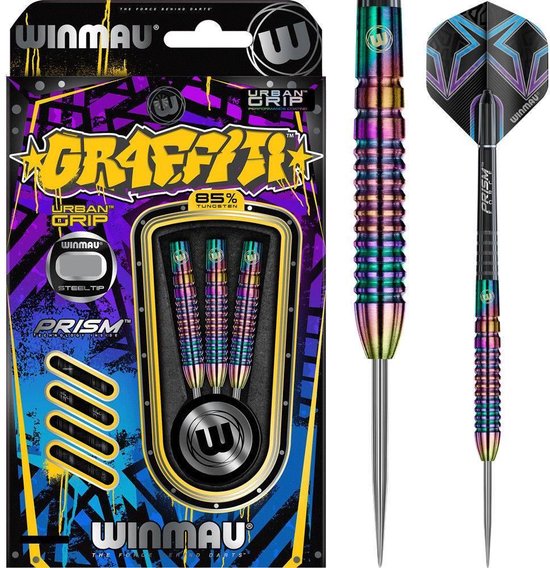 Winmau Graffiti 1 85% - 22 Gram van Merkloos