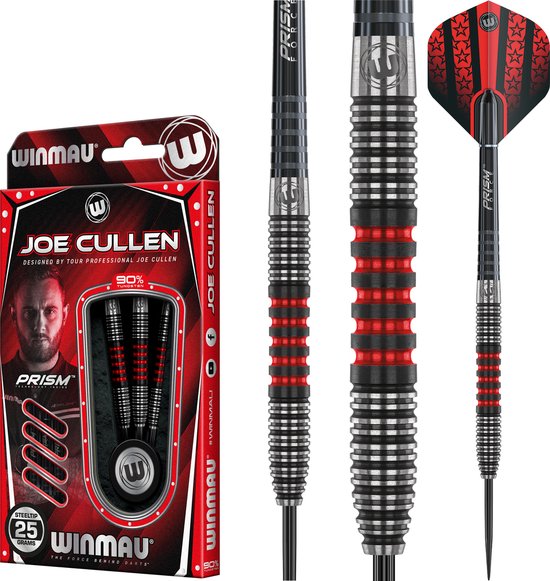 WINMAU - Joe Cullen Signature Edition: Steeltip Tungsten Dartpijlen Professioneel - 25g van Winmau