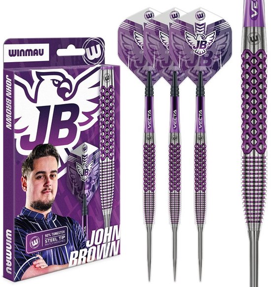 Winmau John Brown 90% - Dartpijlen van Merkloos