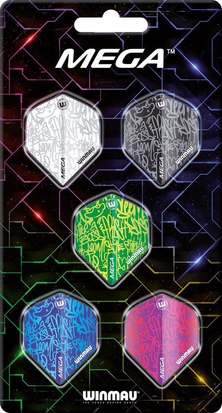 Winmau Mega Standard Flight Collection - Dart Flights van Winmau
