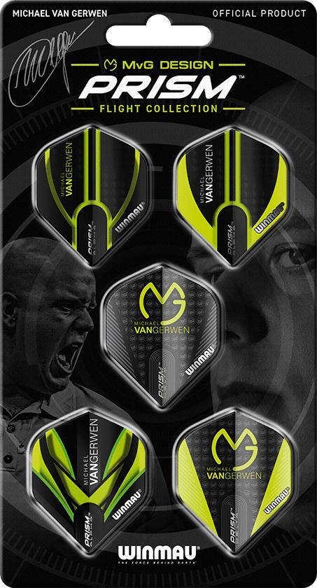 WINMAU - Michael Van Gerwen MVG Prism Dart Vlucht Collection van Winmau
