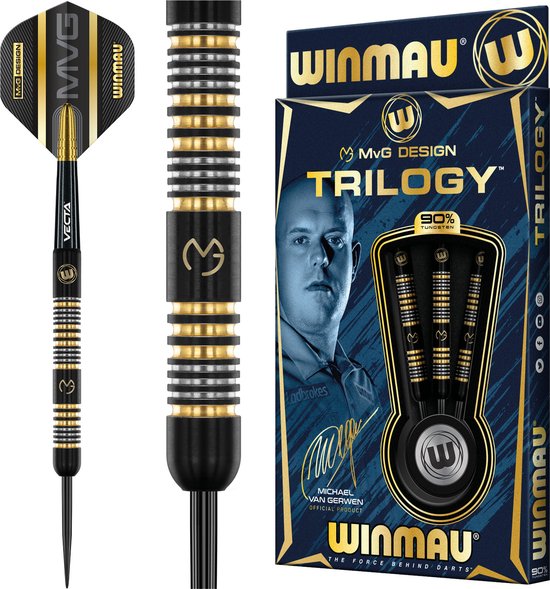 WINMAU - Michael van Gerwen MvG Trilogy: Steeltip Tungsten Dartpijlen Professioneel - 23 gram van Winmau