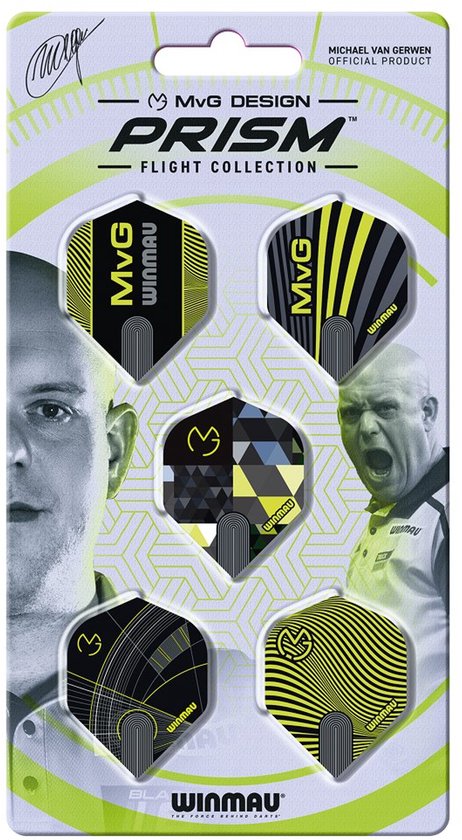 Winmau Michael van Gerwen Prism Flight Collection - Dart Flights van Merkloos