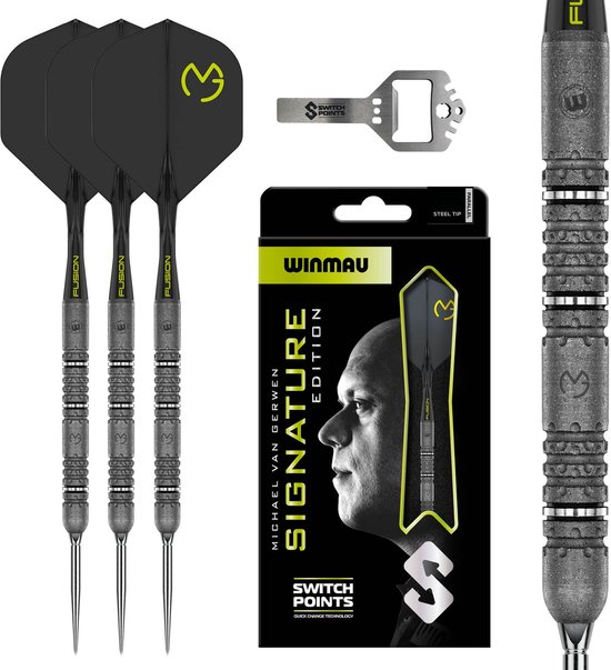Winmau Michael van Gerwen Signature Edition Switch Point 90% - Dartpijlen