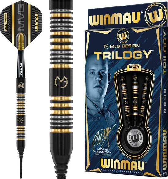Winmau Michael van Gerwen Trilogy 90% - Soft Tip Darts van Merkloos