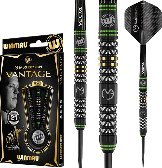 Winmau Michael van Gerwen Vantage 90% - Dartpijlen 21 Gram