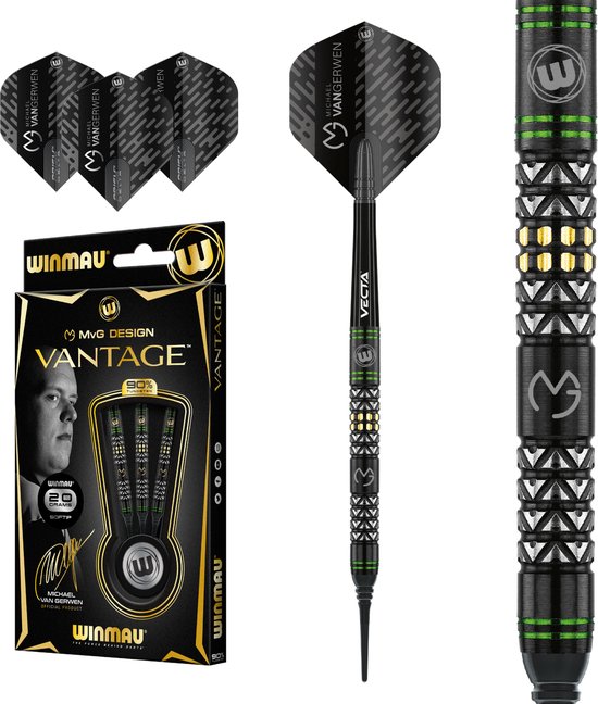 Winmau Michael van Gerwen Vantage 90% - Soft Tip Darts van Winmau