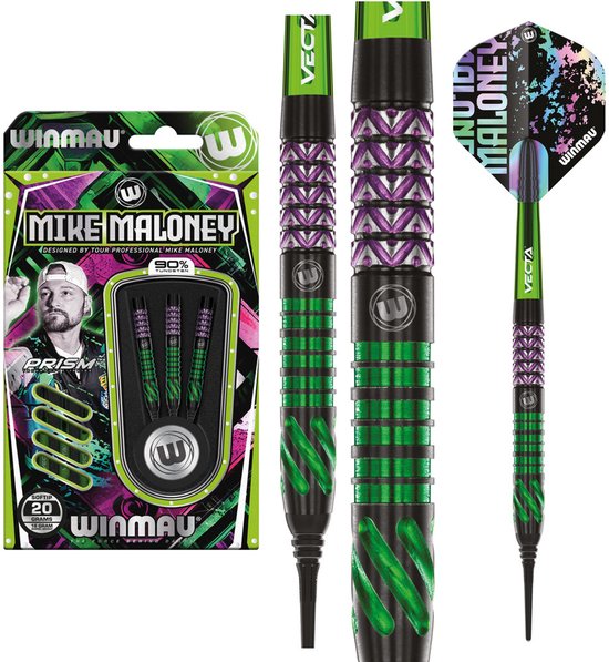 Winmau Mike Maloney 90% Soft Tip - Dartpijlen van Winmau