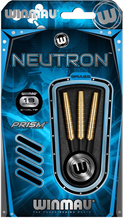 Winmau - Neutron 1 Brass - Dartpijlen 19 gram van Winmau