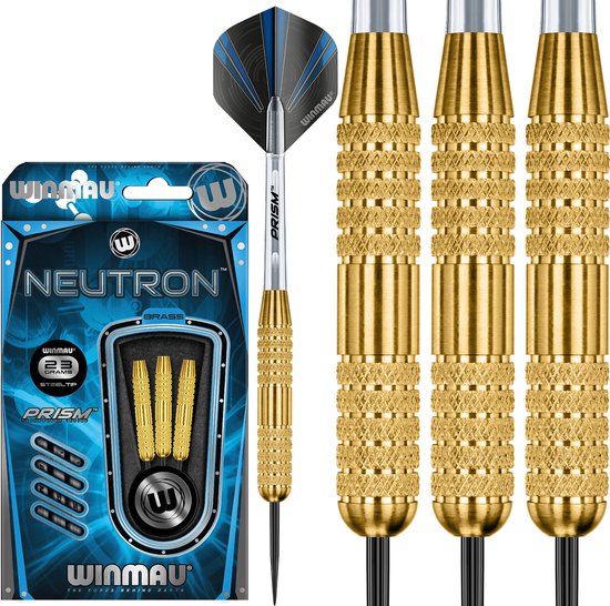 Winmau Neutron 3 Brass - Dartpijlen