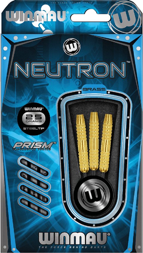 WINMAU - Neutron: Steeltip Tungsten Dartpijlen Professioneel - 25g van Winmau