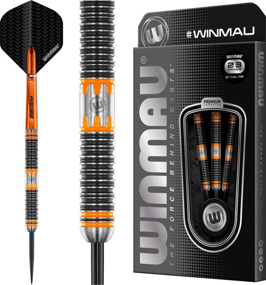 WINMAU - Nitin Kumar: Steeltip Tungsten Dartpijlen Professioneel - 23g van Winmau