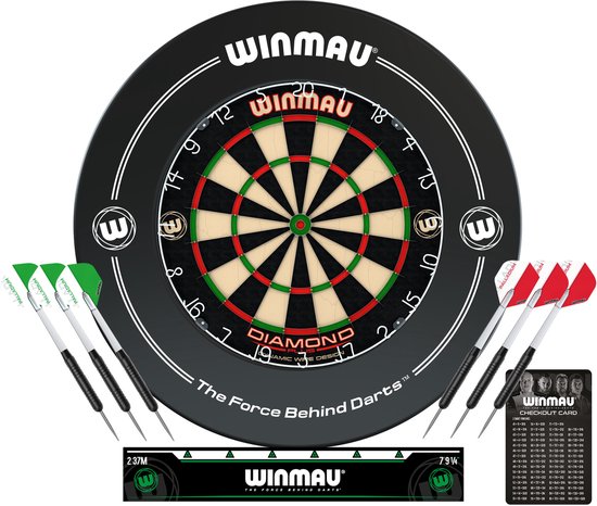 WINMAU - PDS Diamond Dartbord Surroundset van Winmau