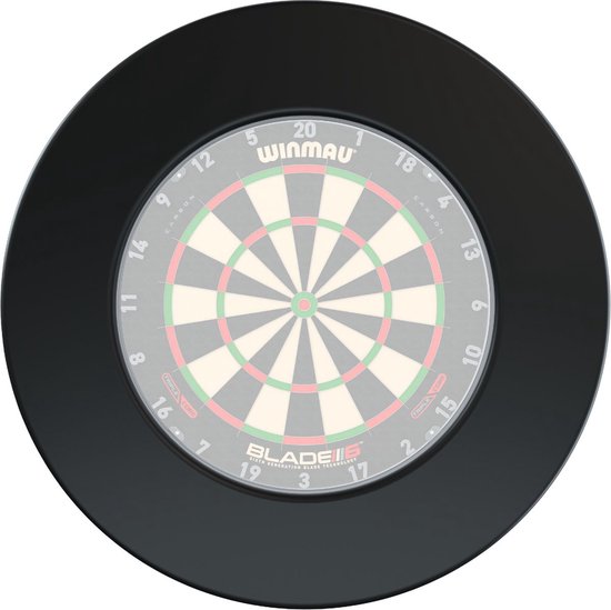 WINMAU - Plain Zwart Dartbord Surround van Winmau