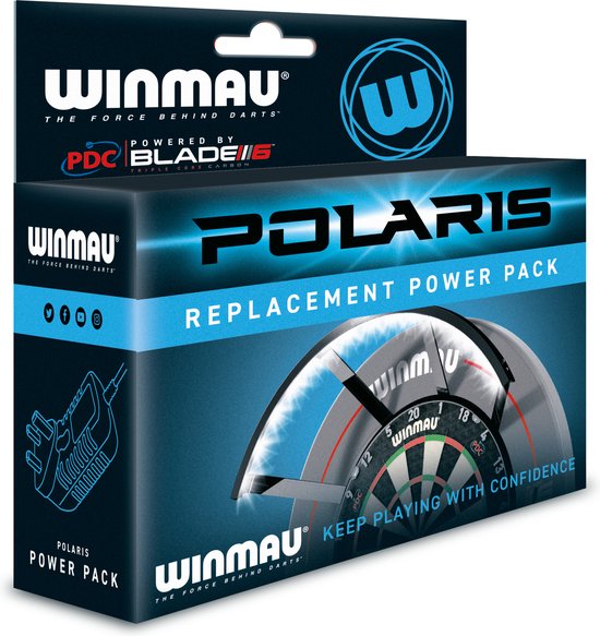 Winmau Polaris Replacement Power Pack - Dartbord Verlichting van Merkloos