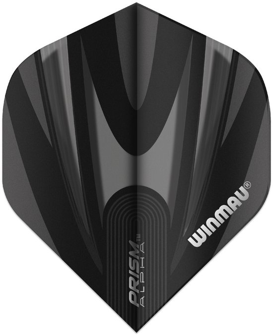 Winmau Prism Alpha Black & Grey - Dart Flights