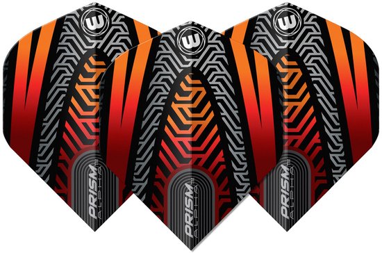 Winmau Prism Alpha Black Orange V2 - Dart Flights van Merkloos