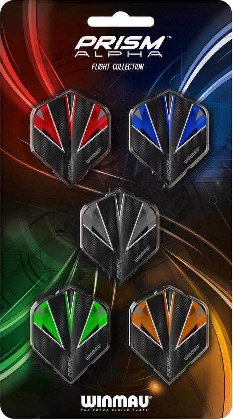 Winmau Prism Alpha dartflights - 5 sets van Winmau