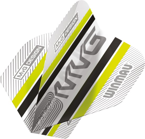 WINMAU - Prism Alpha MVG 85% dart vluchten - 1 sets per pakket (3 dartvluchten in totaal) van Winmau