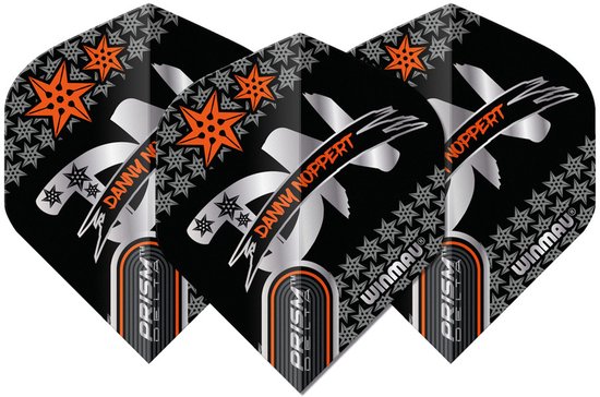 Winmau Prism Delta Danny Noppert Black - Dart Flights van Merkloos