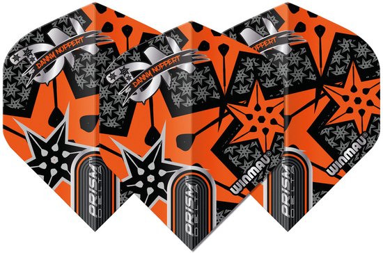 Winmau Prism Delta Danny Noppert Orange - Dart Flights van Winmau