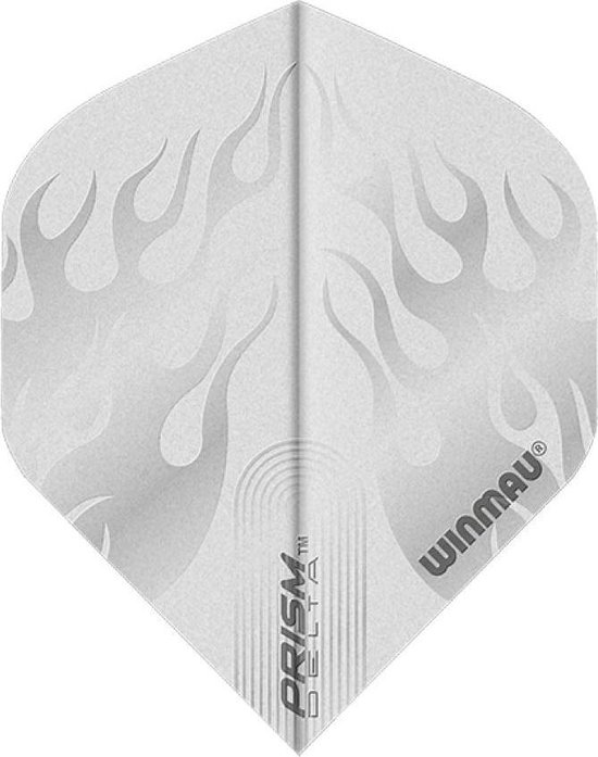 Winmau Prism Delta Flame White - Dart Flights van Merkloos
